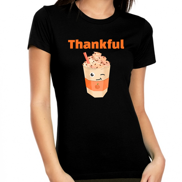 Thanksgiving Shirts for Women Thanksgiving Outfit Womens Fall Tops Thanksgiving Shirt Funny Coffee Shirts