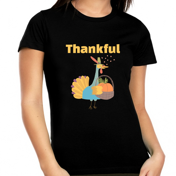 Womens Thanksgiving Shirt Funny Turkey Shirt Plus Size Fall Shirts Plus Size Thanksgiving Shirts for Women