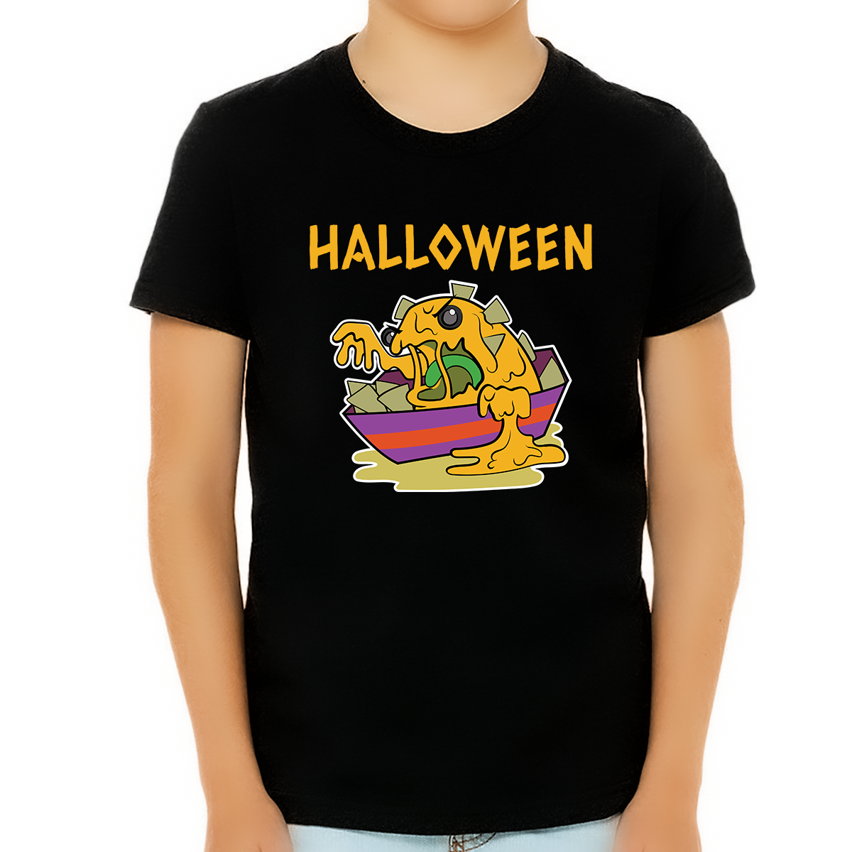 Mad Nachos Halloween Shirts for Boys Spooky Food Boys Halloween Shirt Kids Halloween Shirt for Boys