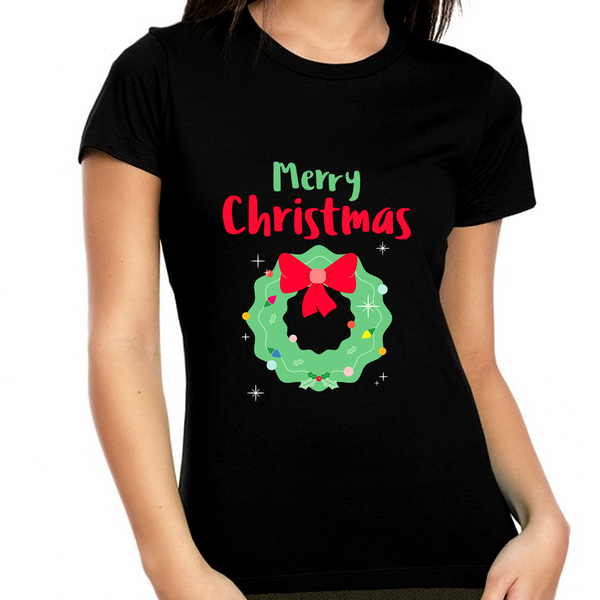 Christmas Mistletoe Christmas TShirts for Women Christmas Tshirt Funny Christmas Shirt Christmas PJs