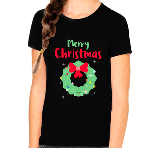 Christmas Mistletoe Girls Christmas TShirts for Girls Christmas Shirt Funny Christmas Shirt Christmas Gift