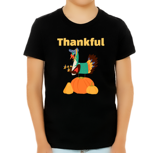 Boys Thanksgiving Shirt Funny Turkey Shirts for Boy Thanksgiving Shirts for Kids Thankful Shirts for Boys