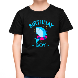 Birthday Boy Shirt Youth Toddler Birthday Shirt Fun Shark Birthday Shirts Birthday Boy Clothes