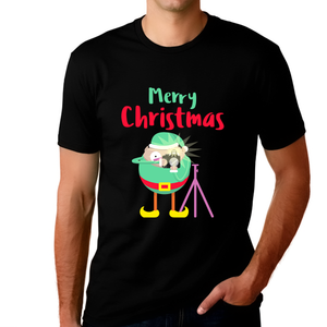 Funny Elf Christmas Gift Funny Christmas TShirts for Men Christmas T Shirts Men Funny Mens Christmas Shirt