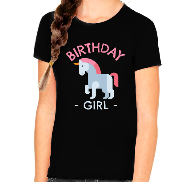 Birthday Shirt Girl Unicorn Girls Birthday Shirt Birthday Shirts Birthday Girl Gifts