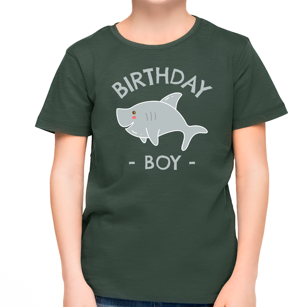 Birthday Boy Shirt Happy Birthday Shirt Cute Shark Birthday Shirt Birthday Boy Outfit