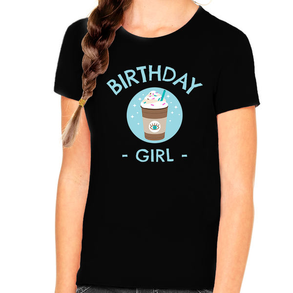 Birthday Girl Shirt Birthday Shirt Girl Ice Drink Birthday Shirt Birthday Girl Gift