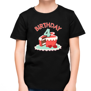 4th Birthday Boy 4 Year Old Boy 4th Birthday Cake Boys Birthday Shirt Birthday Boy Shirt
