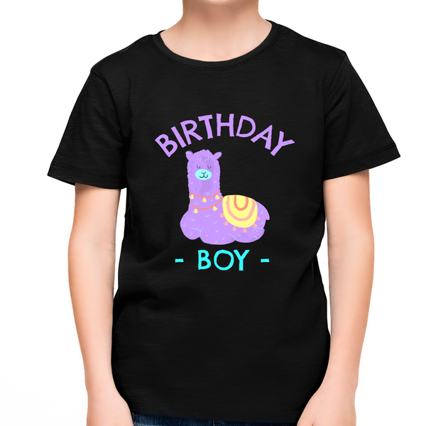 Llama Birthday Shirt Boy Cute Llama Birthday Boy Birthday Shirts Birthday Boy Gifts
