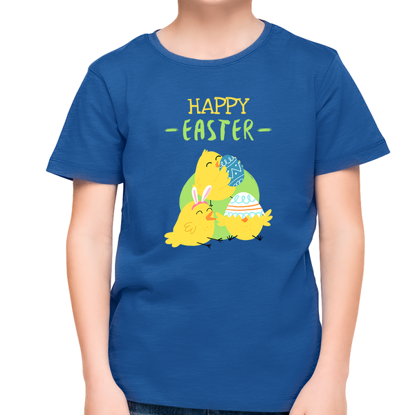 Toddler Boy Easter Shirt Happy Easter Shirts Chicks Easter Shirts for Boys