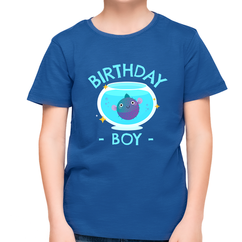 Birthday Boy Shirt Youth Toddler Birthday Shirt Fish Birthday Shirt Birthday Boy Gift