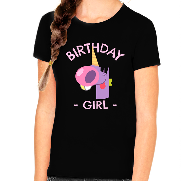 Birthday Shirt Girl Birthday Girl Shirt Birthday Unicorn Shirt Birthday Girl Gift