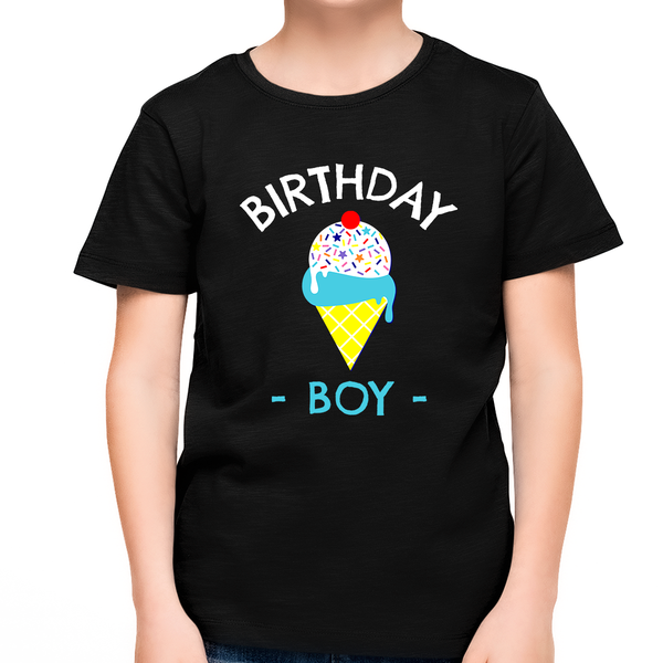 Birthday Boy Shirt Birthday Shirt Boy Ice Cream Birthday Shirt Birthday Boy Outfit