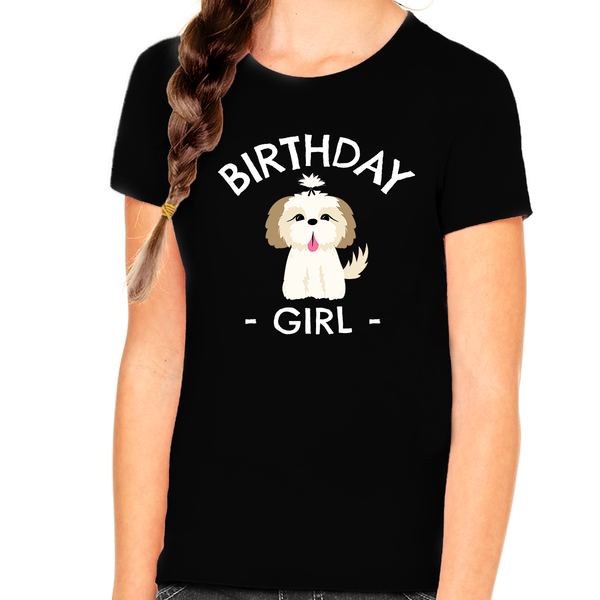 Birthday Girl Shirt Birthday Shirt Girl Cute Dog Birthday Shirt Birthday Girl Gift