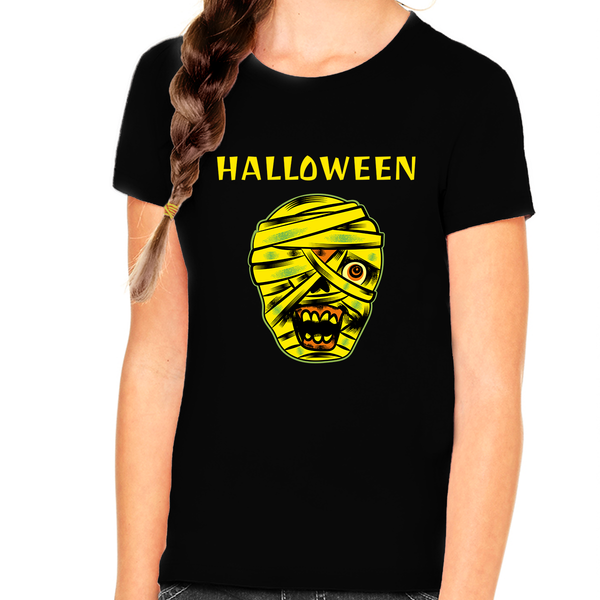 Funny Mummy Halloween Shirts for Girls Cute Zombie Halloween Shirts for Girls Halloween Shirts for Kids