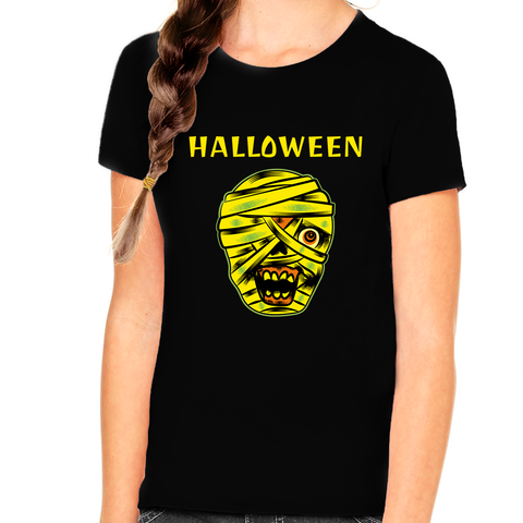 Funny Mummy Halloween Shirts for Girls Cute Zombie Halloween Shirts for Girls Halloween Shirts for Kids