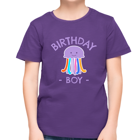 Birthday Boy Shirt Happy Birthday Shirt Octopus Birthday Shirts Birthday Boy Clothes