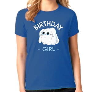 Birthday Girl Shirt Birthday Shirt Girl Cute Bunny Birthday Shirt Birthday Girl Outfit