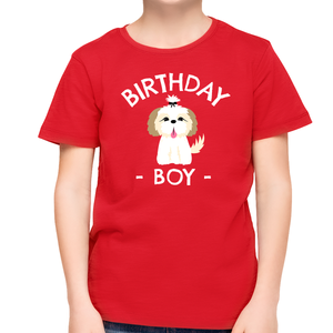 Birthday Boy Shirt Youth Toddler Birthday Shirt Cute Dog Birthday Shirts Birthday Boy Clothes