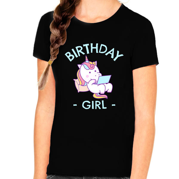 Youth Toddler Birthday Shirt Girls Birthday Shirt Birthday Unicorn Shirts Birthday Girl Clothes