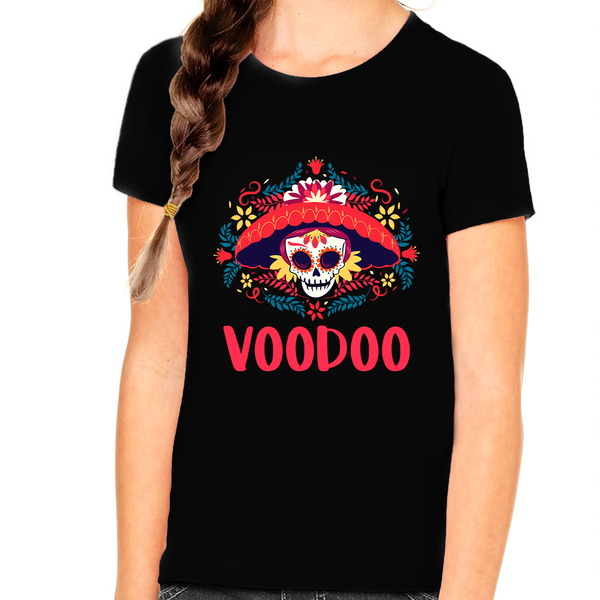 Day of The Dead Shirt Voodoo Mardi Gras Costume Mardi Gras Shirt New Orleans Mardi Gras Outfit for Girls