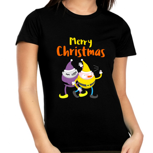 Funny Elfs Funny Plus Size Christmas Shirts for Women Plus Size Christmas Clothes for Women Plus Size