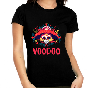 Day of The Dead Shirt Voodoo Mardi Gras Costume Mardi Gras Shirt New Orleans Mardi Gras Outfit for Women