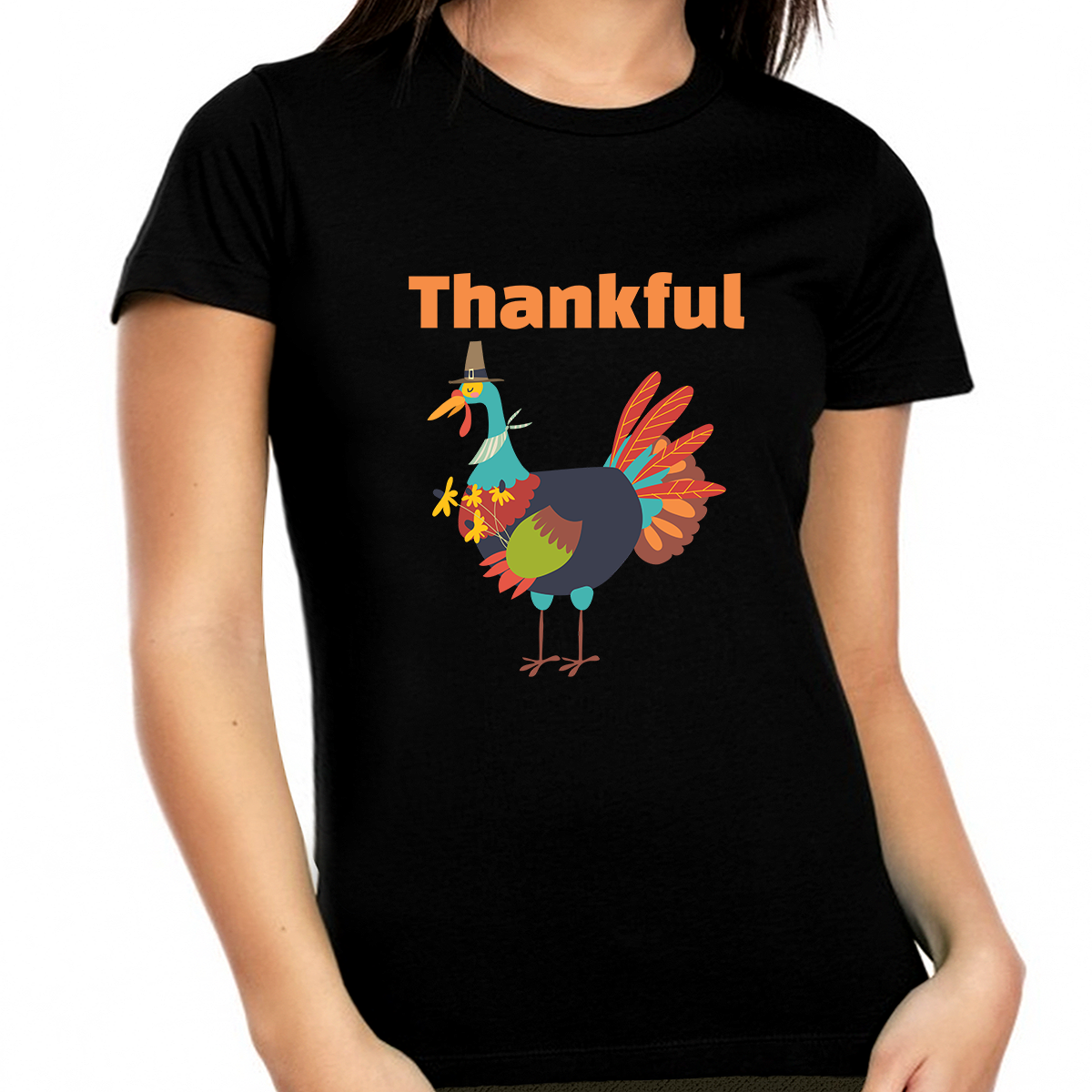 Plus Size Thanksgiving Shirts for Women Fall Clothes for Women Fall Tops for Women Plus Size Turkey Shirt