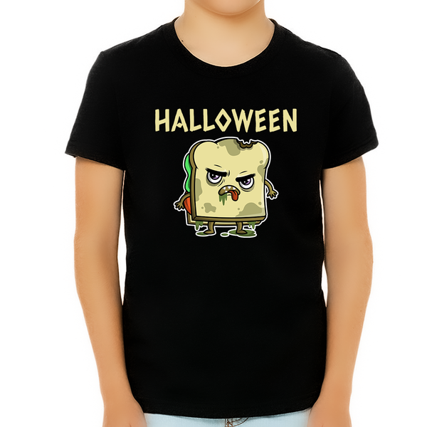 Mad Sandwich Halloween Shirts for Boys Spooky Food Boys Halloween Shirt Halloween Shirts for Kids
