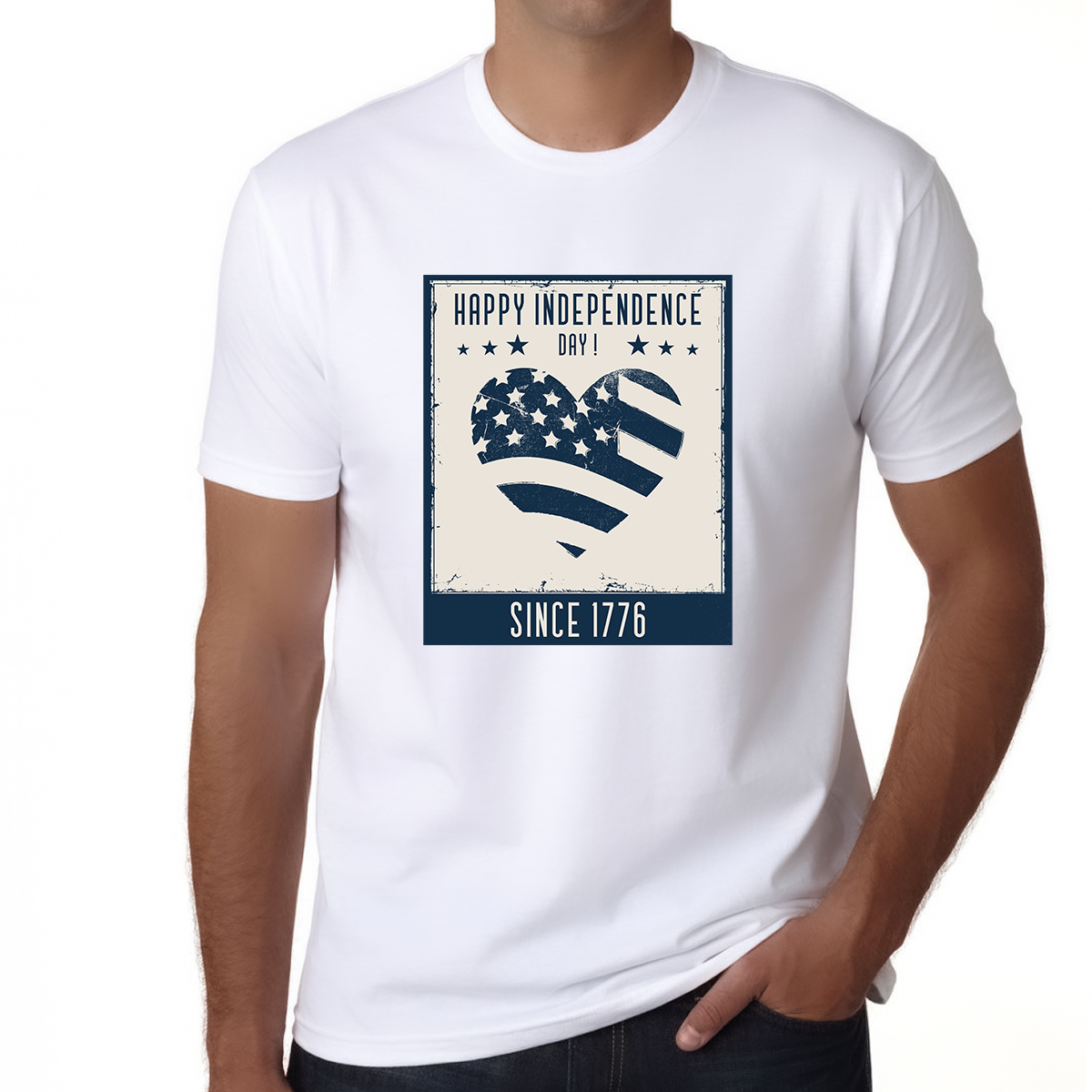 4th of July Shirts for Men Fourth of July Shirts for Men Vintage Rocking Since 1776 4th of July Shirt