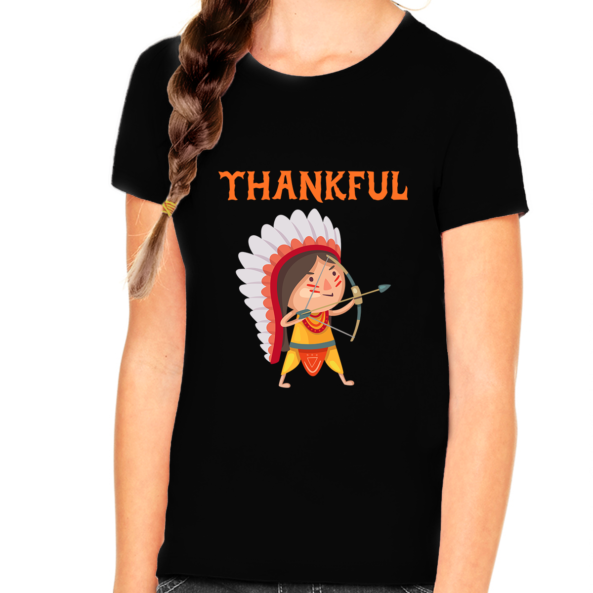 Funny Thanksgiving Shirts for Girls Thanksgiving Outfit Thanksgiving Shirts for Kids Indian Shirts for Kids