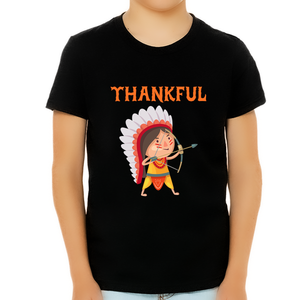 Funny Thanksgiving Shirts for Boys Thanksgiving Outfit Thanksgiving Shirts for Kids Indian Shirts for Kids