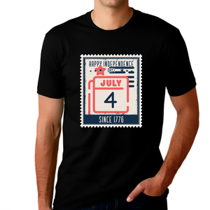 4th of July Shirts Men Partiotic Shirt Vintage USA Shirts for Men American Flag Shirt Men