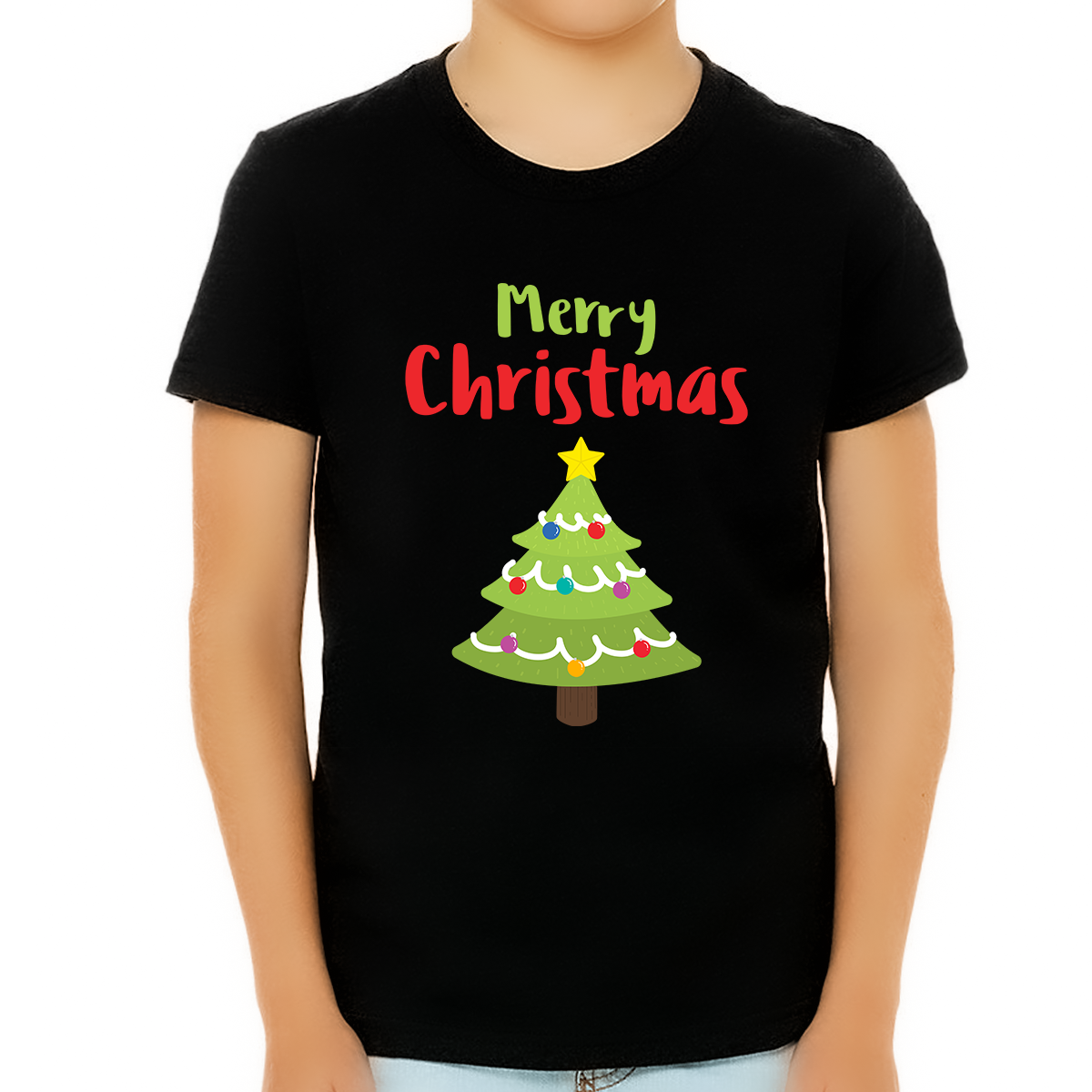 Christmas Tree Cute Christmas TShirts for Boys Funny Christmas Shirt Kids Christmas Shirt Christmas Gift