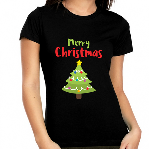 Christmas Tree Cute Christmas TShirts for Women Funny Christmas Shirt Womens Christmas Shirt Christmas Gift