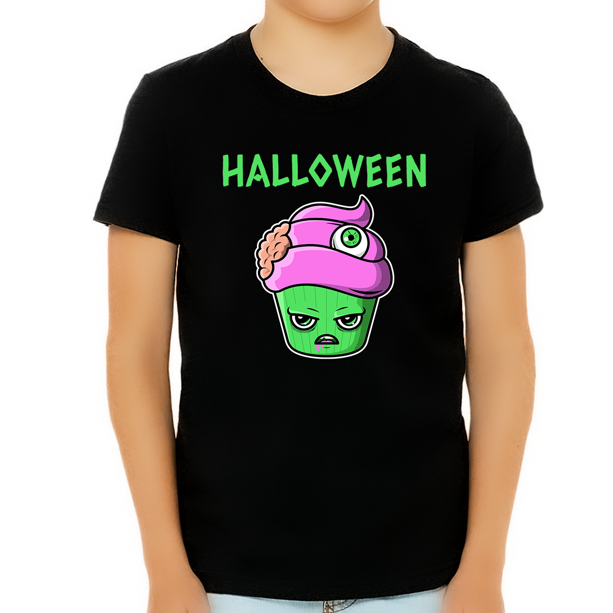 Mad Cupcake Boys Halloween Shirt for Boys Spooky Food Halloween Shirts for Boys Halloween Shirt for Kids