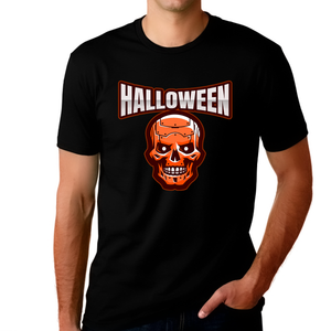 Halloween Mens Halloween Shirt Skull Shirts for Men Halloween Gift Skeleton Shirt Halloween Costumes for Men
