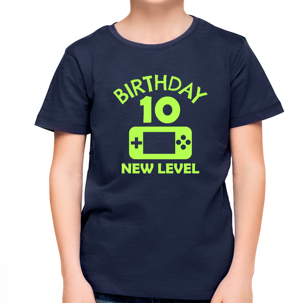 10th Birthday Boy 10 Year Old 10th Birthday Level 10 Gamer Shirts for 10th Birthday Boy Shirt