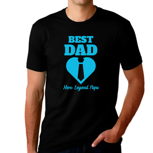 Best Papa Shirt Fathers Day Shirt Neck Tie Dad Shirt Dad Shirt First Fathers Day Gifts