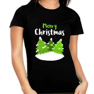 Cute Womens Christmas Pajamas Christmas Shirt Christmas Shirts for Women Plus Size Cute Christmas Shirt