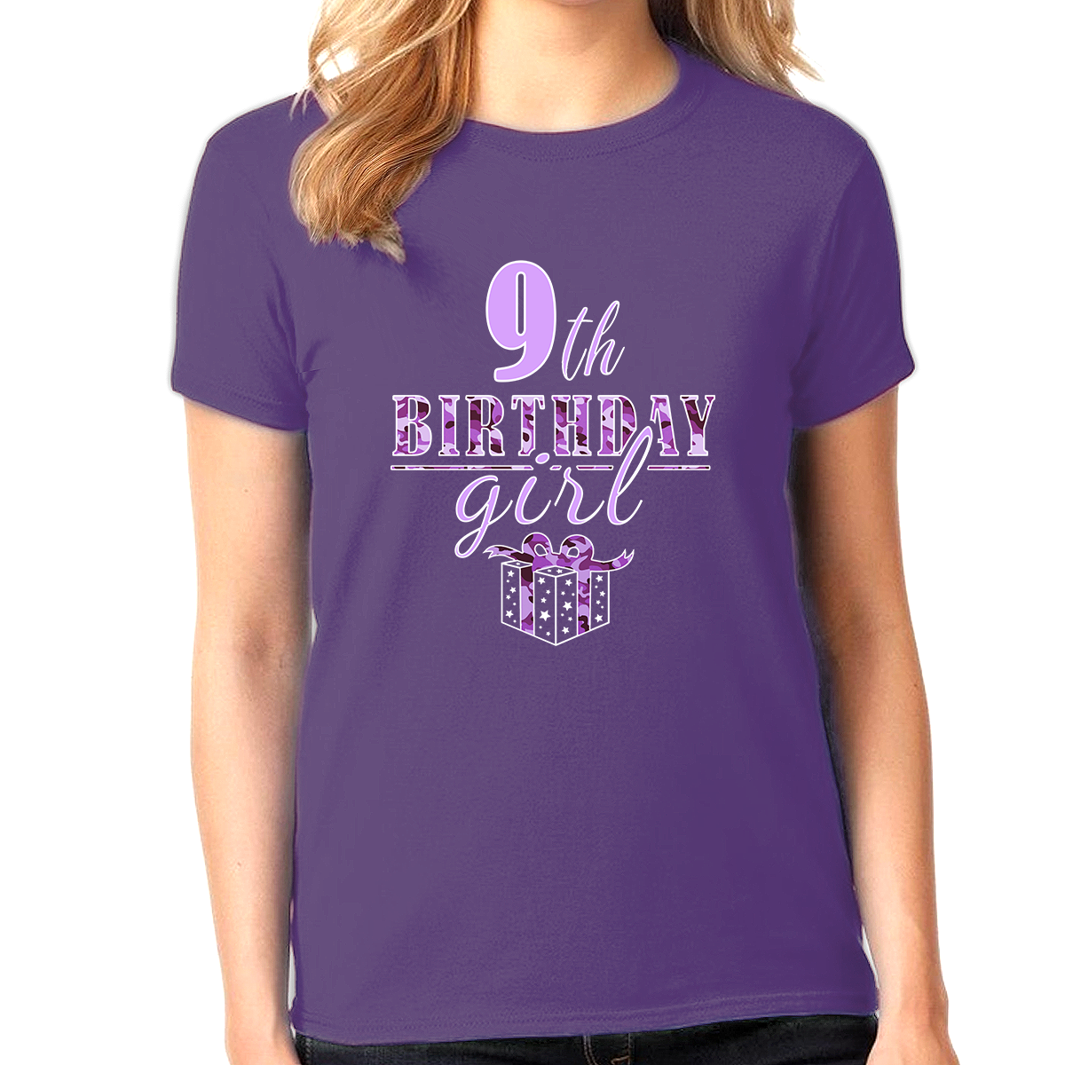 9th Birthday Shirt Girls Birthday Outfit 9 Year Old Girl 9th Birthday Gifts Cute Birthday Girl Shirt