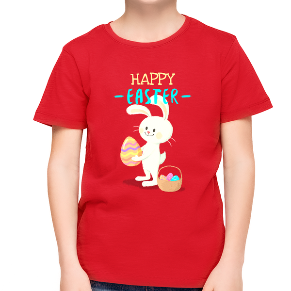 Toddler Boy Easter Shirt Happy Easter Shirts Rabbit Easter Shirts for Boys