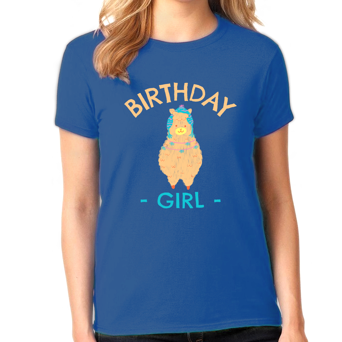 Birthday Shirt Girl Birthday Girl Shirt Cute Llama Birthday Shirt Birthday Girl Gift