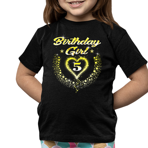 5th Birthday Girl Shirt - 5th Birthday Shirt for Girls 5 Birthday Shirt 5th Birthday Outfit for Girls