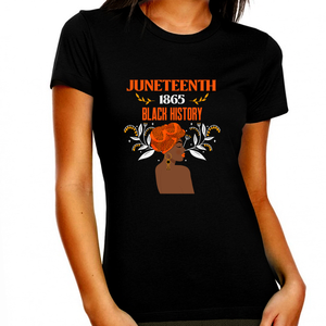 Juneteenth Tshirt Women Juneteenth Black Girl Black Queen Juneteenth Tshirt Freedom Shirts