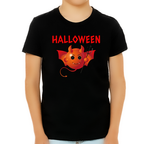 Little Devil Halloween Shirt Boys Funny Devil Halloween Shirt Halloween Costumes Boys Halloween Shirt