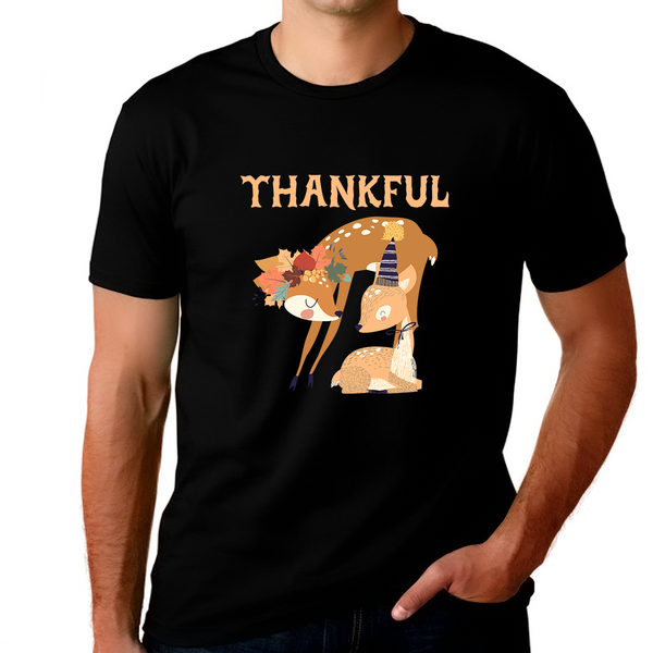 Big and Tall Thanksgiving Shirts for Men Thanksgiving Gifts Cool Fall Shirts for Men Plus Size Fall Shirts