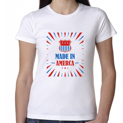 American Flag Shirt Women Fourth of July Shirts for Women Vintage Made in America 4th of July Shirts