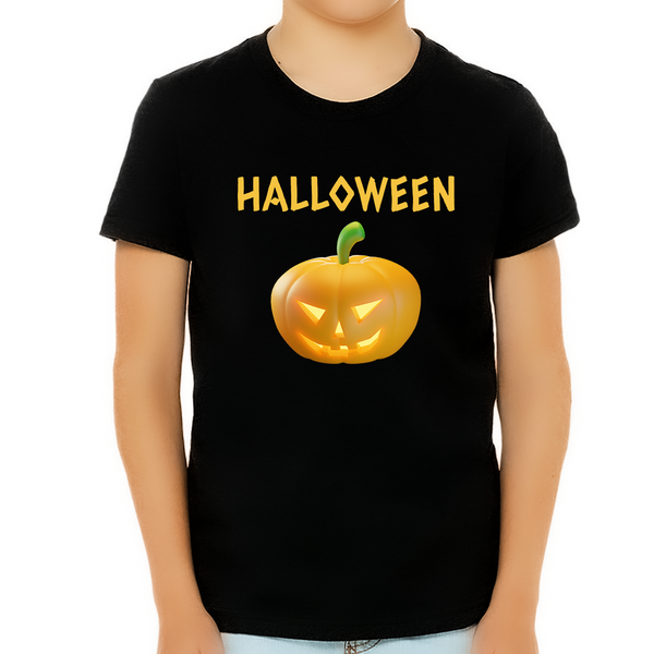 Pumpkin Halloween Shirts for Boys Cute Pumpkin Boys Halloween Shirt Halloween Shirts for Kids