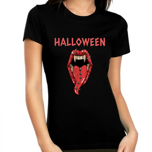 Piercings Spooky Halloween T Shirts for Women Halloween Shirts for Women Halloween Tops for Women